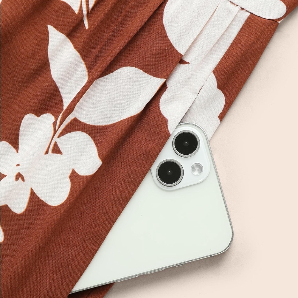 COPY - BloomChic Burnt Orange/White Dress w/pockets 18-20 NWT - Picture 6 of 13